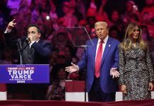 Carrie Underwood lo duna show na inauguracion di Trump