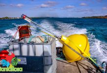 A instala e prome dos boei pa piscado den awanan di Aruba; Santa Rosa ta pidi cooperacion di tur piscado y usado di lama