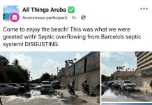 AWSS: Plas di awa banda di hotel no tabata awa di sistema di rioolering