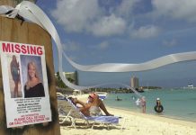 Caso di hoben desaparecido na Republica Dominica ta trece Natalee Holloway bek den luz publico