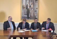 Gobierno di Aruba y Royal Schiphol Group ta firma MoU pa sigui cu colaboracion