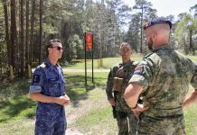 Mariniernan di Defensa region Caribe ta train hunto cu Mariniernan Mericano na North Carolina