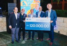 CMB ta haci donacion di 120,000 florin na HOH