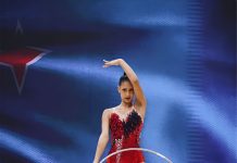 Atleta Ariana Croes ta marca historia; Pa prome biaha Aruba lo t’ey presente na e Mundial di Rhythmic Gymnastics