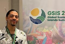 Stichting Rancho a representa Aruba na St. Kitts and Nevis durante Global Sustainable Island Summit