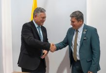 Aruba ta firma acuerdo di cooperacion cu Colombia