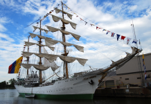 Barco ARC Gloria di Marina Colombiano lo yega Aruba den fin di siman