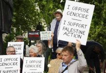 Mas di 70 deteni na manifestacion pa sostene Palestine Action