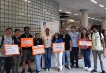 E grupo di studiantenan a yega bon Hulanda