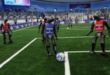 Potret di World Humanoid Robot Games na Beijing ta mustra cu ainda tin necesidad di un toke humano