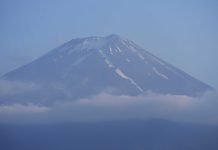 A usa un simulacion di AI di un erupcion di Montaña Fuji pa prepara Tokyo pa e pio scenario