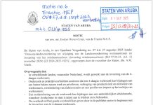 Mocion pa siman laboral di cuatro dia aproba pa mayoria den Parlamento