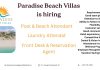 Paradise Beach Villas – Various Job Opportunities