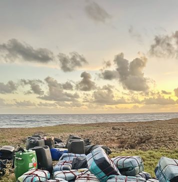 Cinco detenido y cantidad grandi di droga confisca durante accion di Wardacosta