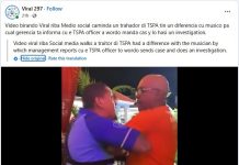 Comportamento agresivo di agente di TSPA contra musico ta causa disgusto den comunidad