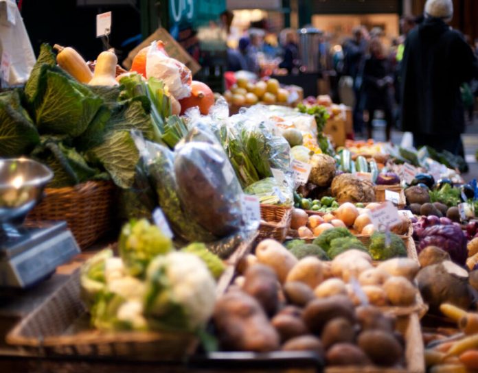 Borough Market Vegetable Stall