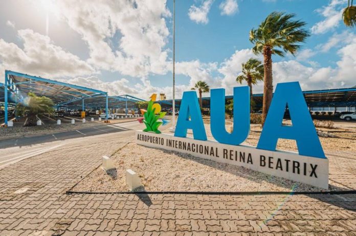 Restriccion di espacio aereo regional a causa cancelacionnan masal y congestion na aeropuerto di Aruba aeropuerto airport Reina Beatrix