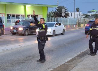 25 detencion durante Parada Grandi Oranjestad y 4 durante Parada Grandi San Nicolas