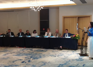 Activista Oriana Wouters durante IPKO: Cambio di clima ta exigi accion urgente y cooperacion mas fuerte den Reino