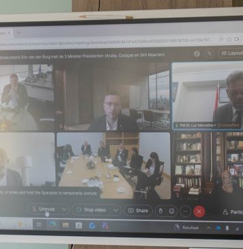 Prome ministernan di islanan CAS ta discuti colaboracion den Reino cu Secretario di Estado Van der Burg