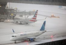 Tormenta di sneeuw ta causa cancelacion di vuelo atrobe pa y for di Aruba