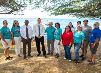 Trabao di renobacion di pier ex-Brisas del Mar na Savaneta a cuminsa