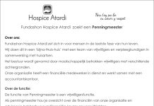 Hospice Atardi – Penningmeester