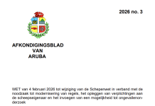 Aruba awo ta conta cu un Schepenwet cu responsabilidadnan claramente stipula