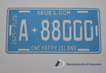 Aruba ta expande nummerplaat pa motibo di aumento den cantidad di vehiculo