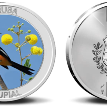 Coreccion: Moneda conmemorativo “Trupial” no ta en conexion cu 40 aña di Status Aparte y 50 aña di Himno y Bandera