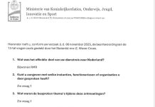 Fraccion MEP ta critica minister Croes pa falta di contesta detaya riba biahe ministerial pa Hulanda