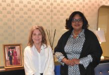 Minister Plenipotenciario Mildred Schwengle a yega Hulanda