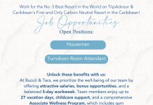 Bucuti & Tara Beach Resort – Houseman & Turndown Room Attendant