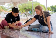 Trabaonan di mantencion na Monumento 18 di Maart den preparacion pa celebracion nacional
