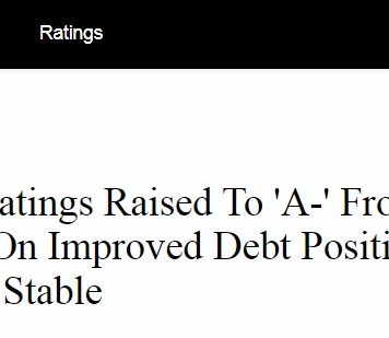 S&P Global Ratings ta upgrade Aruba su credit rating di BBB+ pa A-; Citando recuperacion economico y mehoracion di perspectiva fiscal