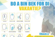 DVG ta alerta tur biahero cu a regresa Aruba despues di dianan di vakantie, pa ta alerta riba nan salud