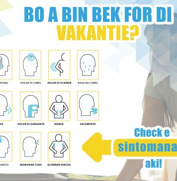 DVG ta alerta tur biahero cu a regresa Aruba despues di dianan di vakantie, pa ta alerta riba nan salud