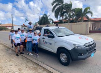 SETAR a participa na e Coastal Clean Up Event di AHATA en conexion cu Earth Day