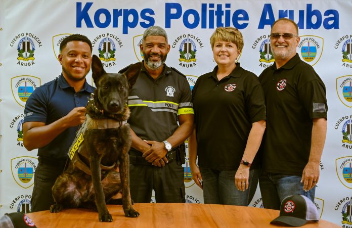 Cuerpo Policial Aruba ta yama bon bini na K9 Carla (3)