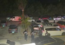 Hoben a perde su bida despues di tiro den parking lot na Palm Beach