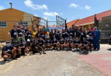 Dunando back na comunidad Studiantenan di Scol di Polis a participa den Aruba Doet 2026