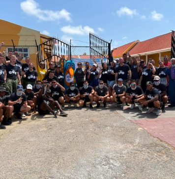 Dunando back na comunidad Studiantenan di Scol di Polis a participa den Aruba Doet 2026