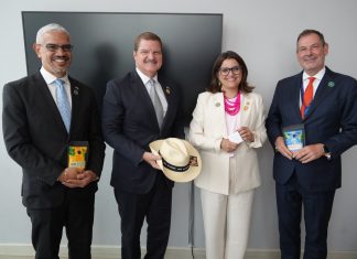 Prome Minister Eman den encuentro cu vice-presidente di Ecuador María José Pinto: “Nos tin hopi cos en comun”