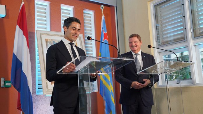 Prome minister Eman y Jetten a enfatisa cooperacion en bes di division den Reino (1)