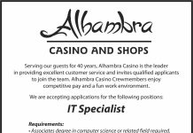 Alhambra Casino & Shops – IT Specialist