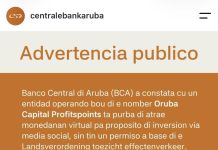 Advertencia di CBA tocante operacion di inversion na Aruba ta revela vinculo cu Corsou