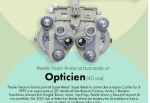 Pearle Vision Aruba – Opticien(40ora)