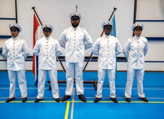 Cinco militar Arubiano huramenta na ARUMIL