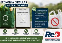 Comunicado di Red Democratico: “Economia circular no ta algo nobo; e maneho oficial ya a keda entrega y proclama durante periodo di ex-minister Lampe”