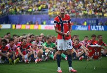 Haaland ta saca Brazil for di Copa Mundial